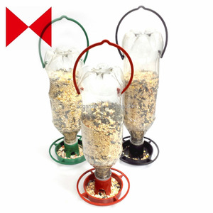 फांसी सोडा बोतल शीर्ष जंगली पक्षी फीडर ग्रीन फीडर किट नई - Product Image 1