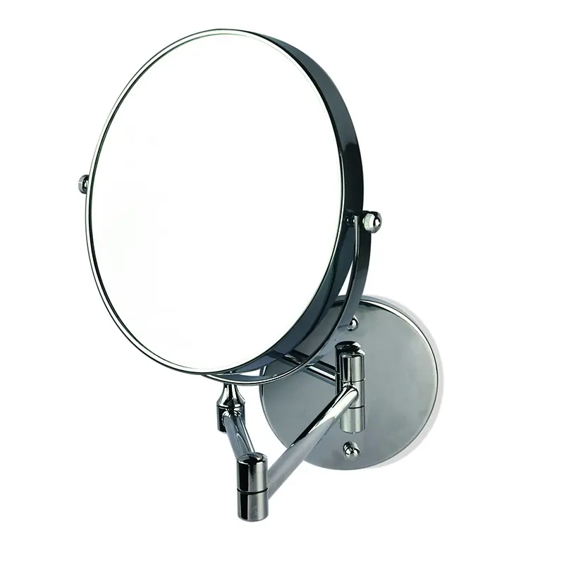 Extendable Arm Two Way Nail Free Swivel Bathroom Magnifying Mirror For Shower