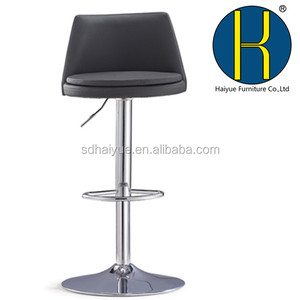 Adjustable Height Swivel Barstools with Ergonomic Backrest, Synthetic Leather, Larger Metal Base, Modern <strong>Tall</strong> Bar <strong>Chairs</strong> - Product Image 4