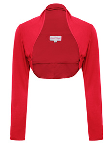 <span class=keywords><strong>Top</strong></span> corto con bolero a <span class=keywords><strong>maniche</strong></span> <span class=keywords><strong>lunghe</strong></span> <span class=keywords><strong>nero</strong></span> comodo in modal da donna BP BP000114-1 - Product Image 5