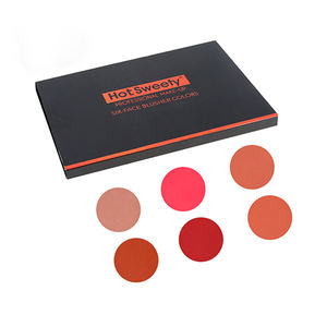 ¡Stock! Profesional barato al por mayor polvo presionado impermeable 6 colores colorete paleta - Product Image 5