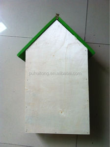 Kleines hölzernes Insekten hotel Umwelt freundlicher Bienen-und Schmetterlings haus träger für Haustiere und Kleintiere - Product Image 4