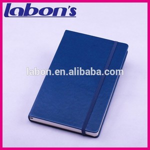 Cuero aglutinantes impreso logo notepad - Product Image 6