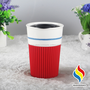 Becher tasse reisebecher starbucks kaffeetasse mit silikon deckel