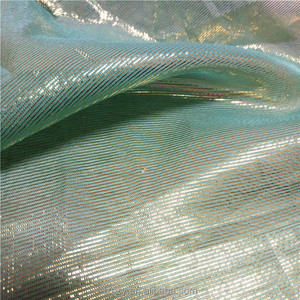 Abito di natale moda 100% tessuto di seta <span class=keywords><strong>Lurex</strong></span> Jacquard con tocco metallico oro - Product Image 5