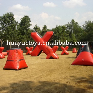 Huayue Toys Nuevo Producto de Venta Caliente de Fábrica: Búnkeres Inflables para Paintball, Búnkeres de Aire en Conjunto, Estilo Doritos para Paintball - Product Image 3