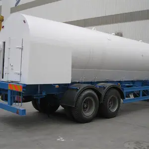 1.6mpa 16m3 cryogenic liquid nitrogen tank trailer