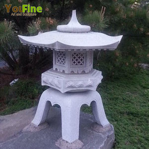 Outdoor Decoratie Graniet Pagode Lantaarn - Product Image 2
