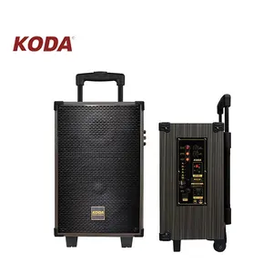mini mobile 10w trolley speaker with charge battery