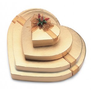 Cajas dulces vacías en forma de corazón Embalaje de papel de regalo para alimentos de chocolate En relieve y laminado Acabado brillante y mate - Product Image 5