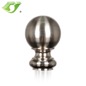 Stardeco Barres et embouts ronds <span class=keywords><strong>en</strong></span> fer + barres et embouts ronds <span class=keywords><strong>en</strong></span> fer 20 mm Embouts de rideau à boule - Product Image 2