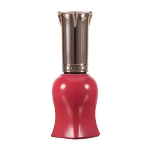 新しいデザイン2015uv光沢のあるキャップ赤のガラスの瓶ジェルポリッシュをオフソーク