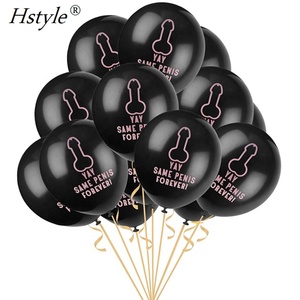 Hstyle yüksek kalite 20 adet/PK lateks balon gelin duş bekarlığa veda parti için SET064 yanadır gelin duş parti - Product Image 3