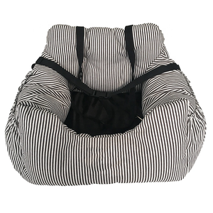 Asiento de coche para perros cama suave y cómoda impermeable cinturón de seguridad bolsa de viaje asientos elevadores para perros pequeños medianos portador de coche para mascotas - Product Image 1