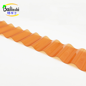 Hoja de techo de policarbonato transparente, curva semiredonda pequeña para almacén - Product Image 5