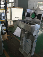 Tourniquet trépied et portillon rotatif automatiques avec lecteur de codes QR/RFID, en acier inoxydable, protection IP68, garantie 3 ans, pour usage en salle de sport