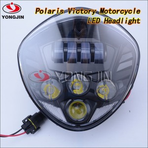 LED faro negro para motocicleta cruceros de Victoria CROSS modelos 07-16 - Product Image 2