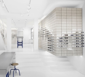 Étagères de présentation pour magasins de lunettes de soleil modernes avec éclairage LED, luxe, montage facile pour les magasins de détail - Product Image 1
