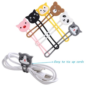 Organizador de Cables con Forma de Animal, Soporte de Cable de Silicona, Bonito - Product Image 6