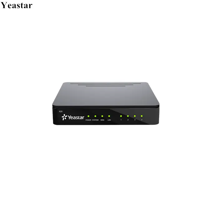 Yeastar S20 VoIP PBX --- 最大1つのGSM/3G/4Gチャンネル