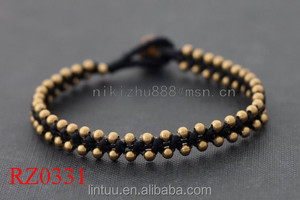Fshion femmes de unique bracelet cire cordon noeud bracelet Bande or En Laiton <span class=keywords><strong>beel</strong></span> Bracelet - Product Image 1
