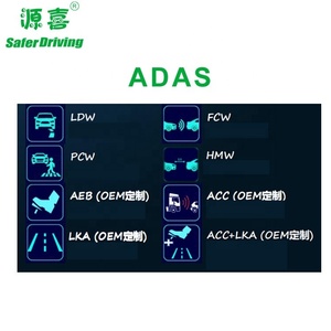 Auto ADAS DSM Warnung System Front Kollision Warnung FCW Mobile Eye Fahr Unterstützung Kamera, GPS <span class=keywords><strong>speed</strong></span> <span class=keywords><strong>test</strong></span> XY-AD01