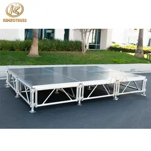 Veelzijdige Draagbare Modulaire Podium Acryl Wedding Stage Event Stage Podium