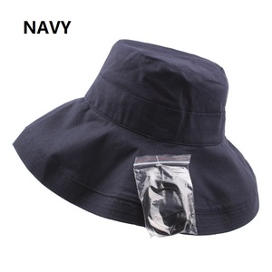 Chapeau de soleil à <span class=keywords><strong>large</strong></span> bord pour l'été en plein air, chapeau de plage tendance pour femmes, anti-UV, printemps, automne, été, chapeau seau en coton pour <span class=keywords><strong>femme</strong></span> - Product Image 4