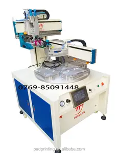 wholesale high precision electric 4 stations conveyor silk screen printing machine with servo motor
