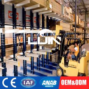 מותאם אישית גודל כבד תעשייתי ארוך צינור אחסון שלוחה מערכת מדף סוגר עצבים - Product Image 3