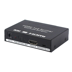1 In <span class=keywords><strong>2</strong></span> Out HDMI 1.4 v Splitter Con La <span class=keywords><strong>RCA</strong></span> <span class=keywords><strong>Audio</strong></span> Extractor Decoder <span class=keywords><strong>RCA</strong></span> (L/R) stereo Uscite per Altoparlante Amplificatore 3D 4 k - Product Image 2
