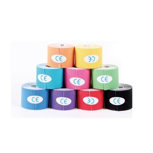 Băng Vật Lý Trị Liệu 5Cm X 5M 11 Màu 160%-180% Độ Đàn Hồi Và Chào Mừng Bạn Tùy Chỉnh Logo In Hoặc Thiết Kế Hộp Câu Lạc Bộ - Product Image 1