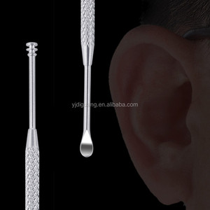Limpiador de oreja quirúrgico de acero inoxidable, 4,7 pulgadas, eliminador de cera de oreja, cureta para uso diario - Product Image 2