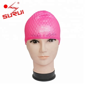 Silicone Étanche Dames De <span class=keywords><strong>Natation</strong></span> Chapeaux Bulle Filles <span class=keywords><strong>Bonnet</strong></span> De Bain - Product Image 4