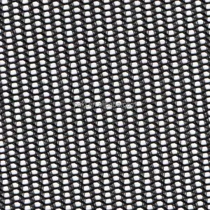 2015 grosir 100gsm 60 "poliester kain heksagonal mesh untuk tas