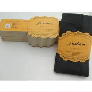 Custom brand sock packaging sleeve Recyclable coated paper wholesale socks packing sleeve