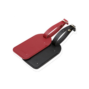 Travelsky Personnalisé en gros couleur unie en vrac <span class=keywords><strong>avion</strong></span> étiquette de bagage en cuir D'UNITÉ CENTRALE - Product Image 3