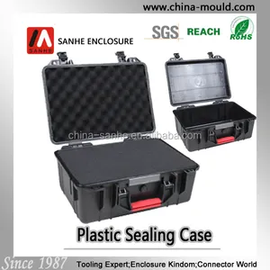 Black Hard Plastic Case With Foam