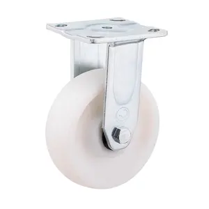 4 "5" <span class=keywords><strong>6</strong></span> "8" Galvanizado Heavy Duty <span class=keywords><strong>Nylon</strong></span> Roda Rodízio Fixo - Product Image 1