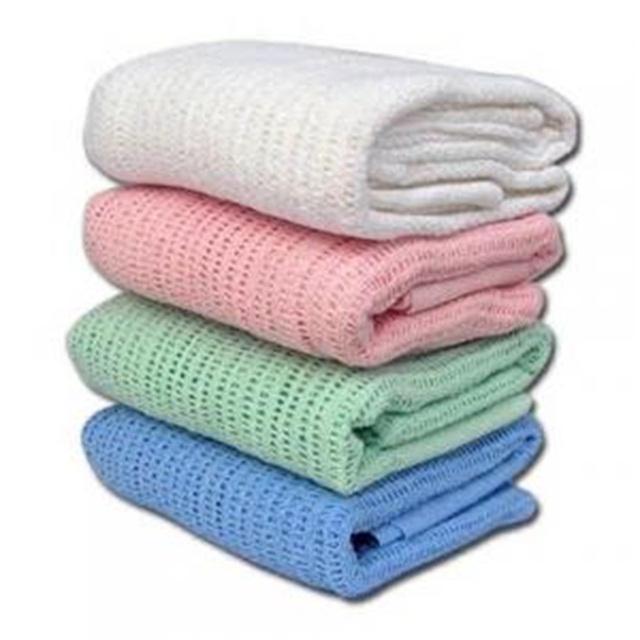 100 хлопковое тепловое сотовое одеяло для больницы