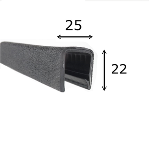 <span class=keywords><strong>Profil</strong></span> <span class=keywords><strong>de</strong></span> protection en PVC, 2 plaques, bords métalliques - Product Image 3