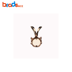Beadsnice ID 27403 Gümüş Cabochon Kolye Ayarı 925 Kolye Tepsi - Product Image 5