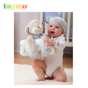 En gros pas cher doux éléphant singe <span class=keywords><strong>lapin</strong></span> <span class=keywords><strong>lapin</strong></span> animal en peluche jouet avec couverture - Product Image 4