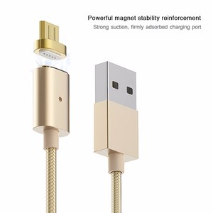 Venta caliente 2017 <span class=keywords><strong>amazon</strong></span> Pantalla LED de Sincronización de Datos <span class=keywords><strong>Micro</strong></span> <span class=keywords><strong>USB</strong></span> Magnética <span class=keywords><strong>Cable</strong></span> de Carga Rápida para Android - Product Image 2