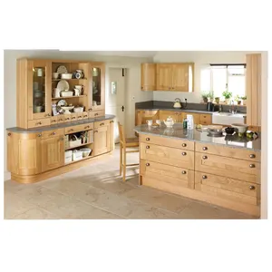 Fully customized traditional painted kitchen design painted solid wood kitchen cabinets(KDY-SS035), hotel kitchen equipment