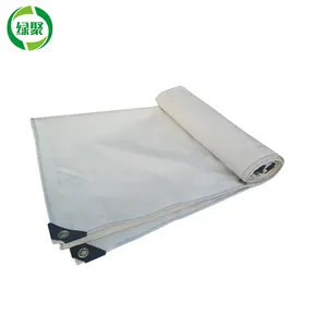 Nhiệm Vụ Nặng Nề Pvc Vải 500gsm 650gsm Trắng Pvc Lều Vải, Pvc Tráng Bạt Cho Lều