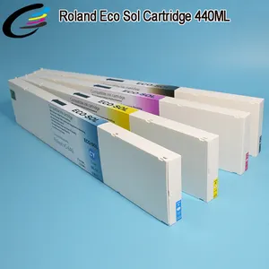 FCOLOR-cartucho de tinta ECO-SOL MAX Roland BN20, con tinta y Chip