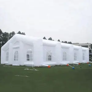Фабрика Китая 20*10*6 м или индивидуальные большой белый надувной шатер вечерние для продажи