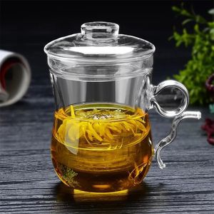 <span class=keywords><strong>Tazza</strong></span> <span class=keywords><strong>da</strong></span> Tè in Vetro con Infusore e Coperchio 300-500ML Teiera con Infusore - Product Image 4