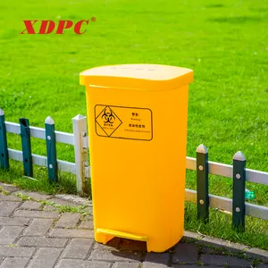 Ucuz yenilikçi hastane 30 litre 30 l pedalı plastik klinik tıbbi çöp kutusu çöp kovası tıbbi kullanım için